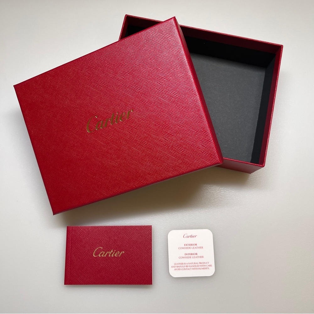 Cartier necklace bracelet ring empty box case jewelry storage box